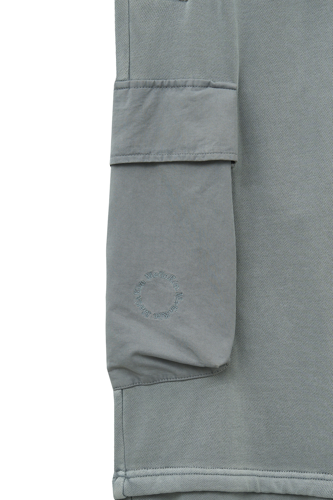 Matin Kim Pigment Dyed Cargo Pants — Light Grey
