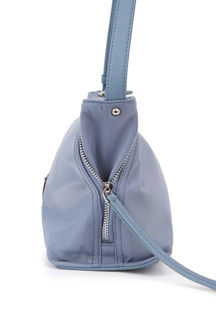 Matin Kim Side Zipper Two-Way Nylon Bag — Blue