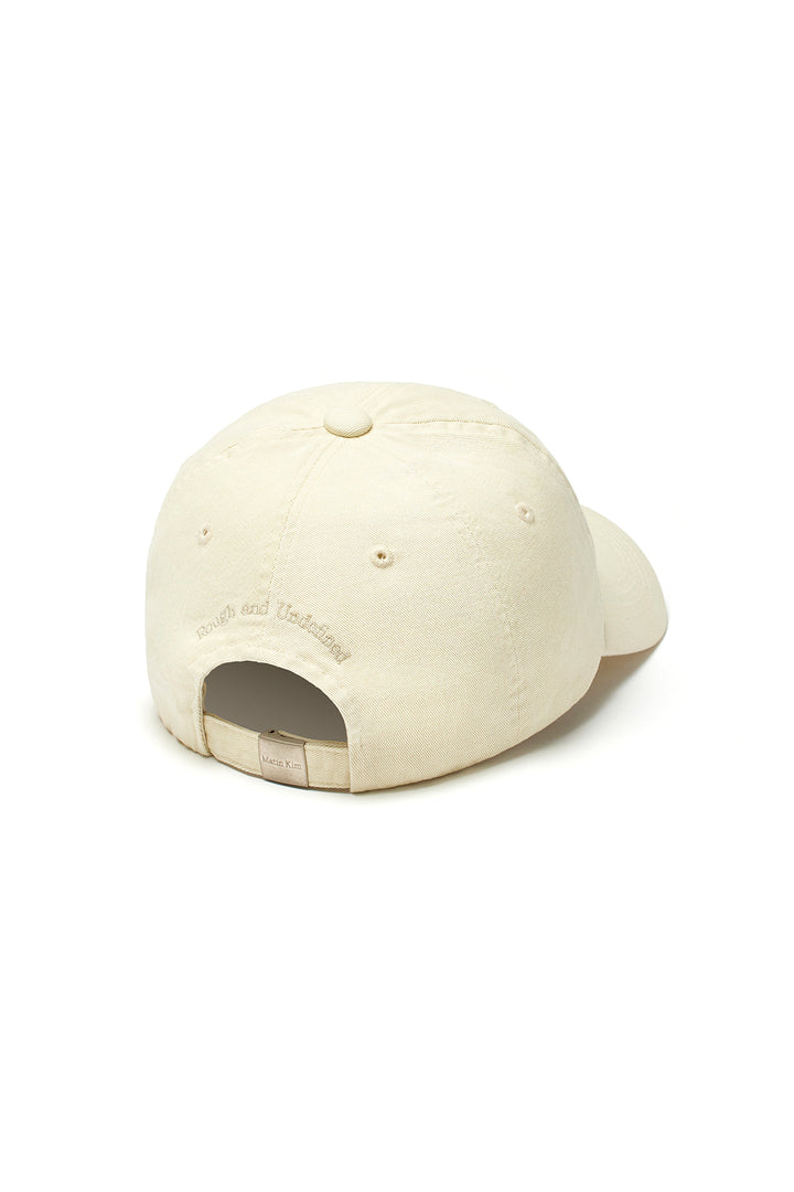 Matin Kim Logo Washed Ball Cap Light — Beige