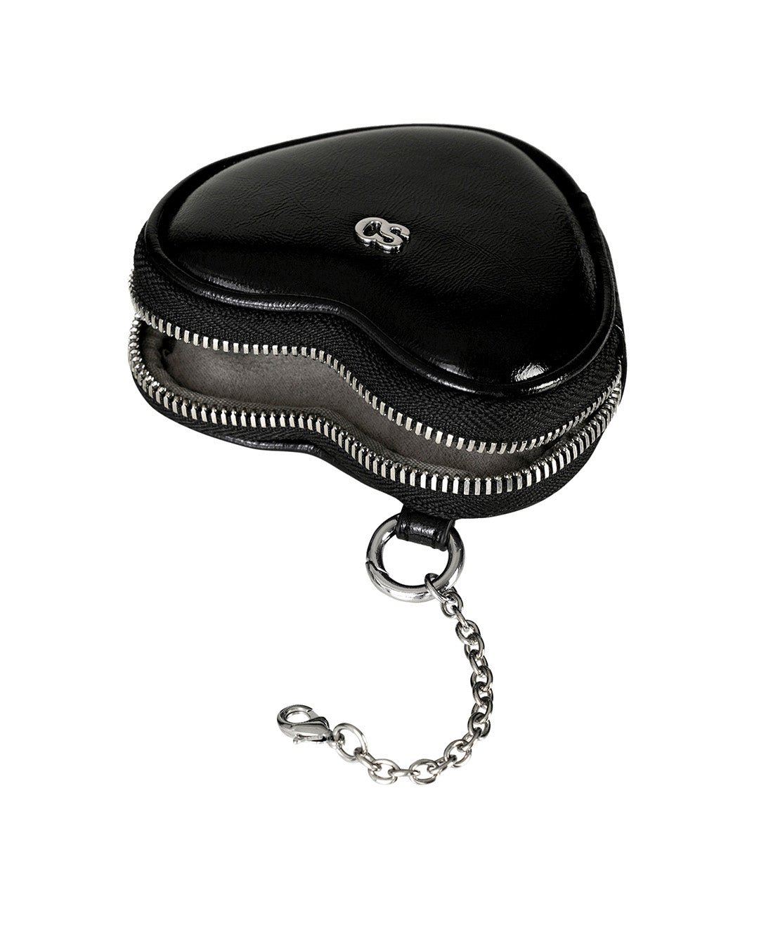 Stand Oil Heart Pods Keyring — Black