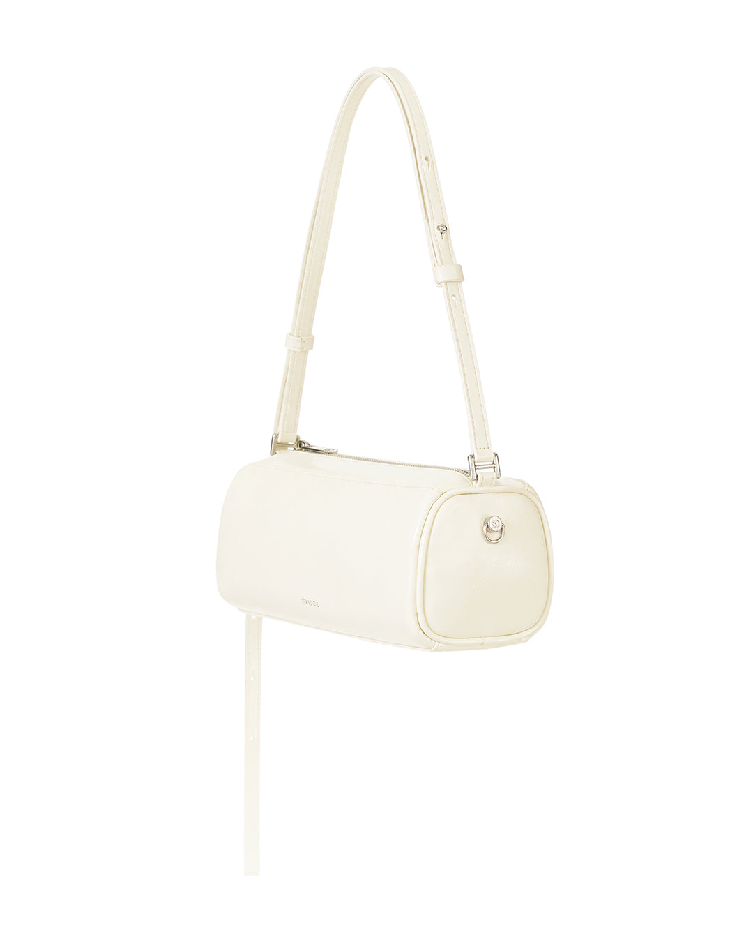 Stand Oil Chunky Bag — Glossy Wrinkled Leather — Cream