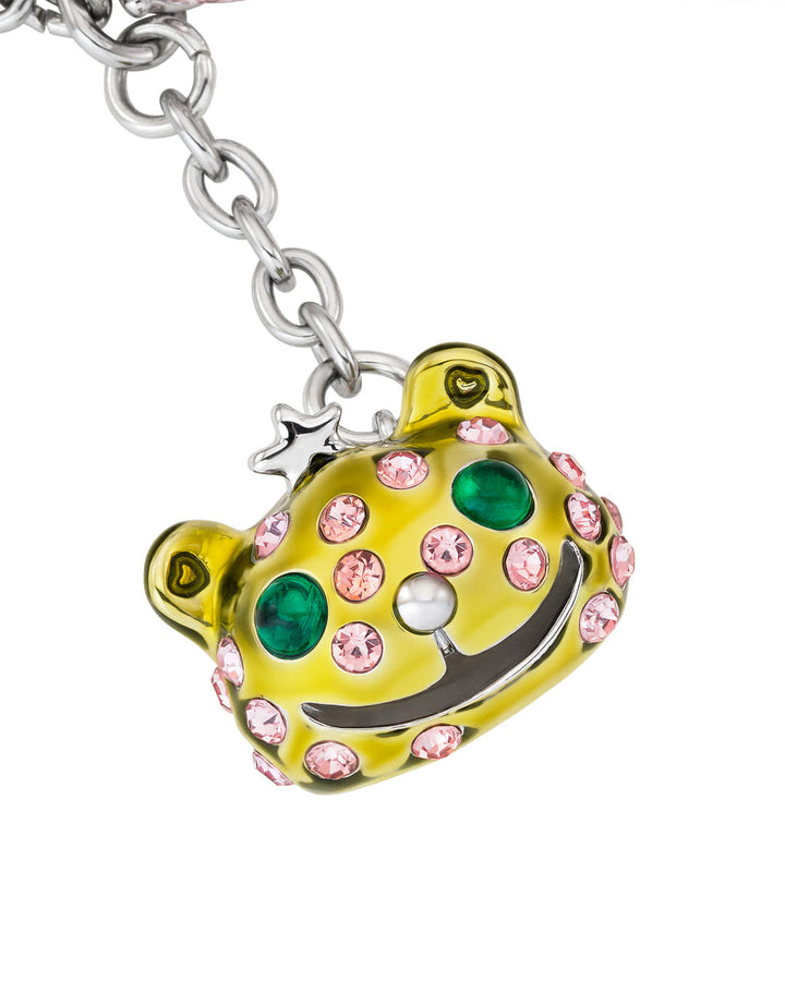 Stand Oil Princess Bear Keyring — Silver