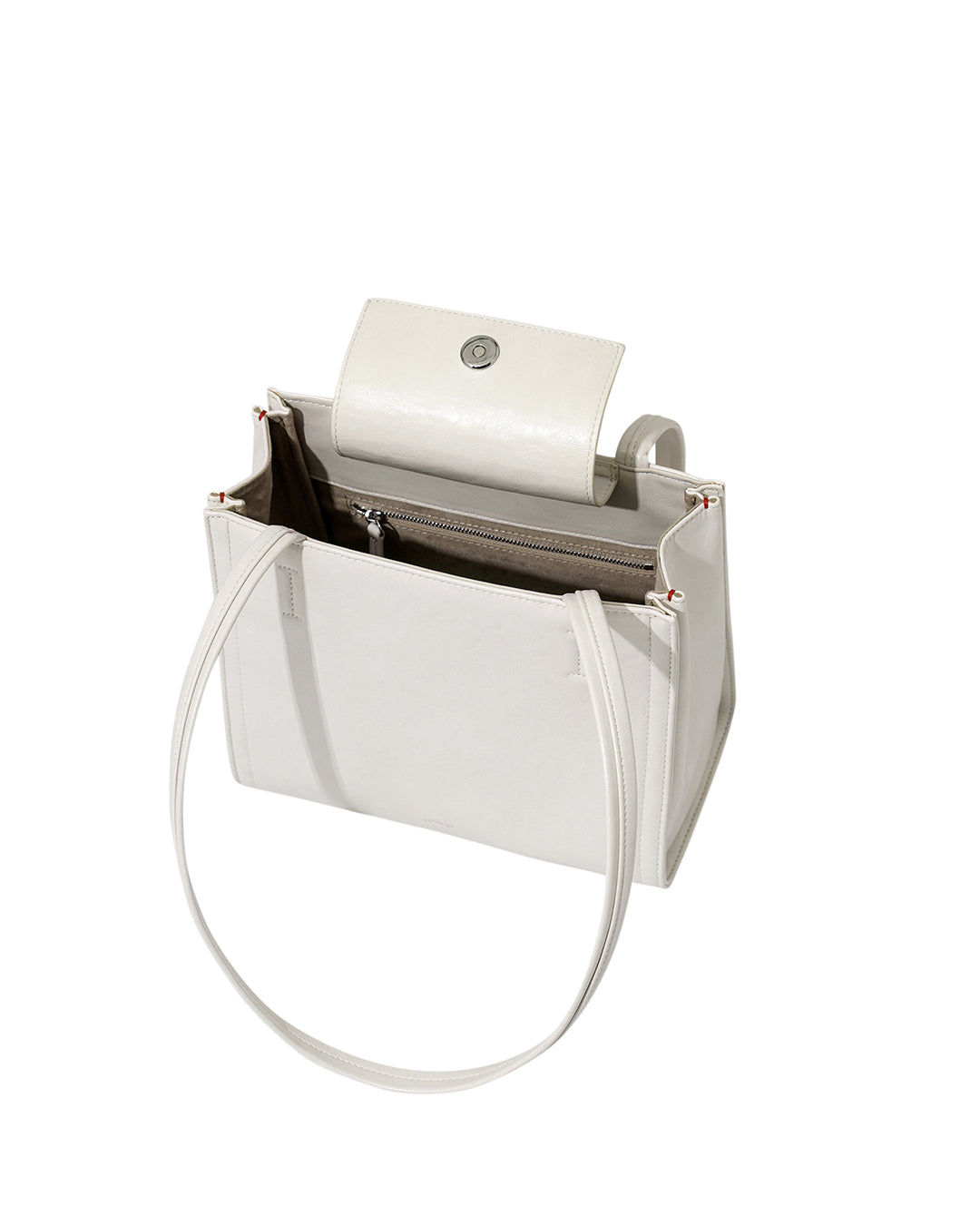 Stand Oil Oblong Mini Bag — Cream