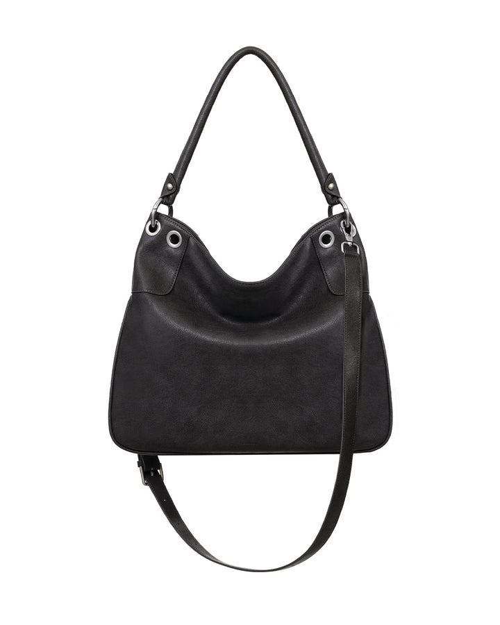 Stand Oil Lua Bag — Nubuck Crossbody — Gray