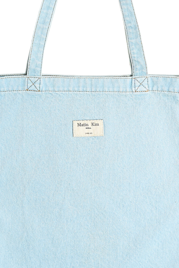 Matin Kim Stitch Denim Ecobag Sky