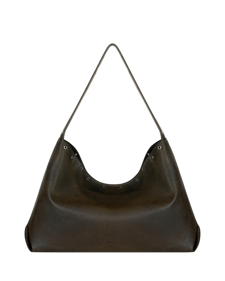 Stand Oil Mingle Bag — Relaxed Crossbody — Maroon