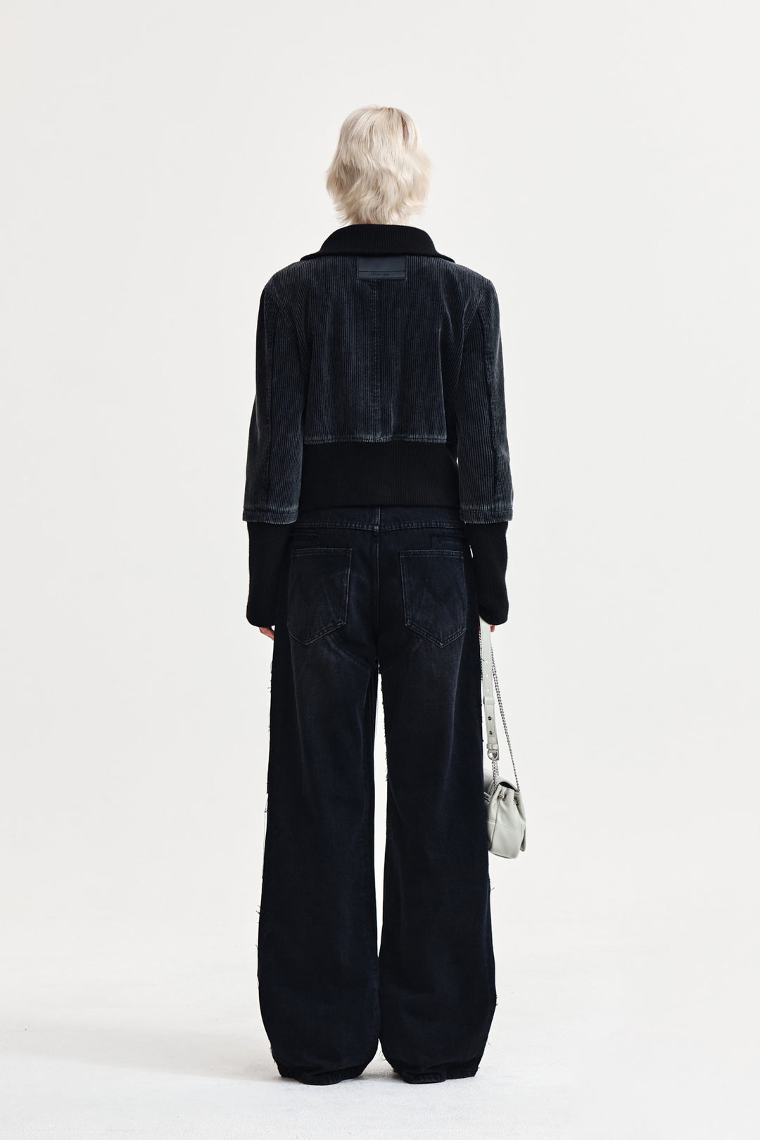 Matin Kim Western Straight Fit Denim — Black