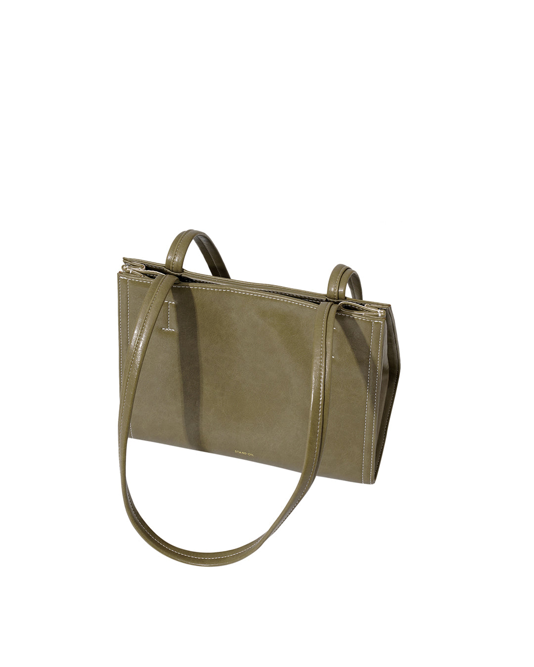 Stand Oil Oblong Mini Bag — Basil green