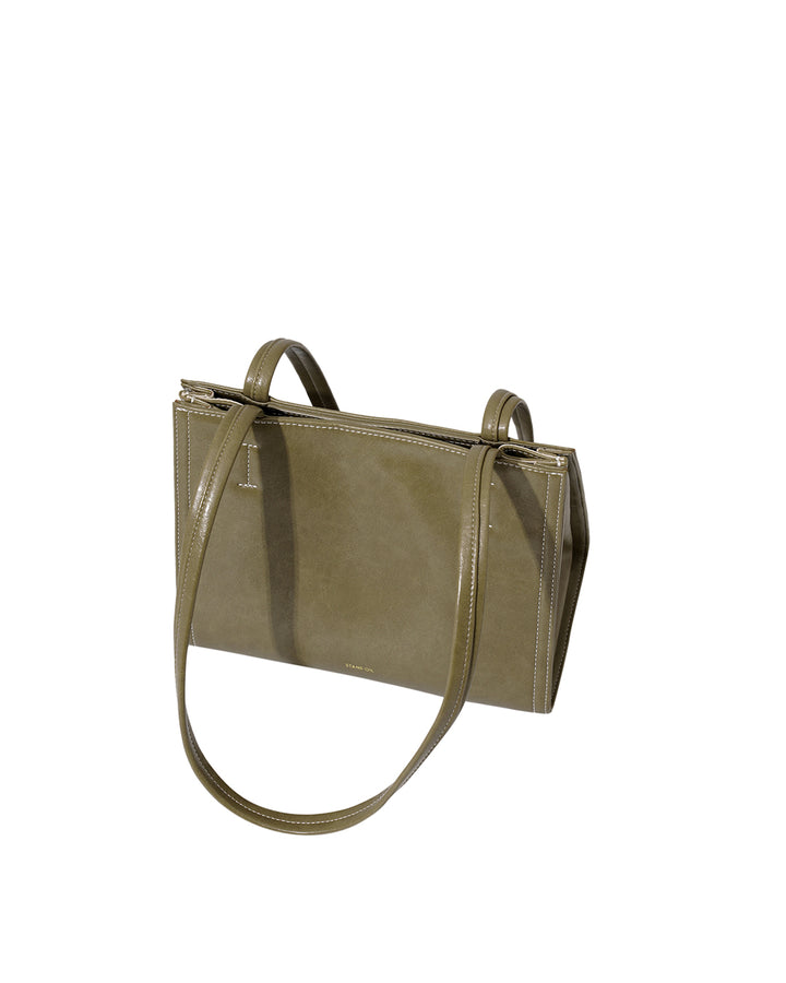 Stand Oil Oblong Mini Bag — Basil green