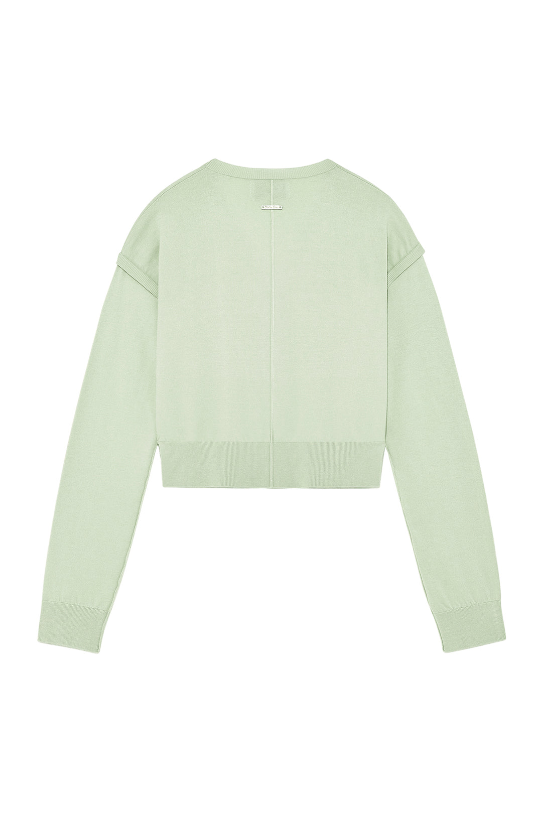 Matin Kim Slit Detail Button Cardigan — Mint