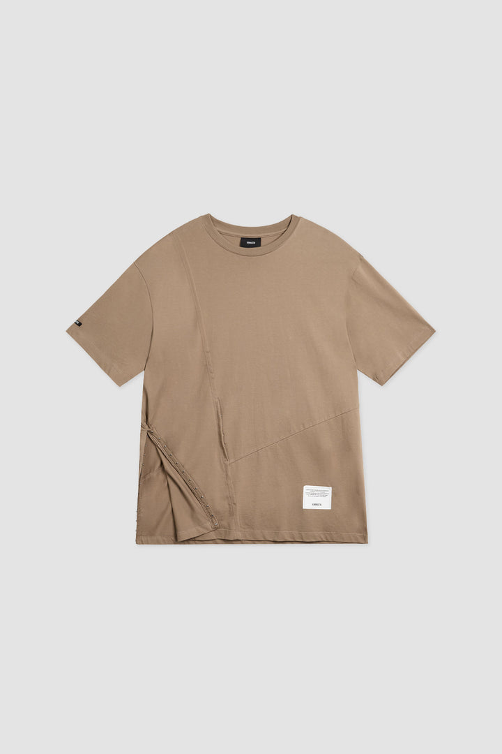 KIMMATIN Hook and Eye Point Two Way Top — Beige
