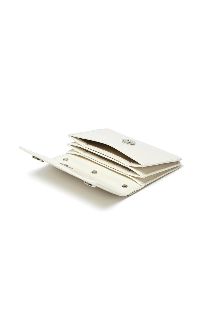 Matin Kim Pocketpack Accordion Wallet — Ivory