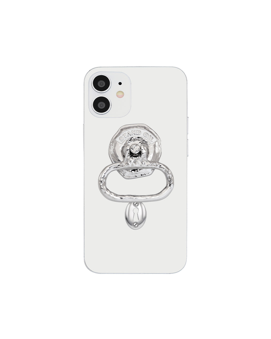 Stand Oil Door Handle Gripring — Silver