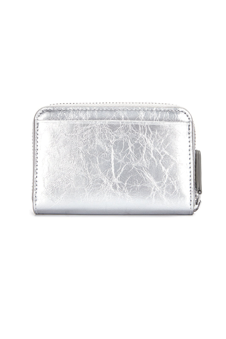 Matin Kim Vintage Compact Wallet — Silver