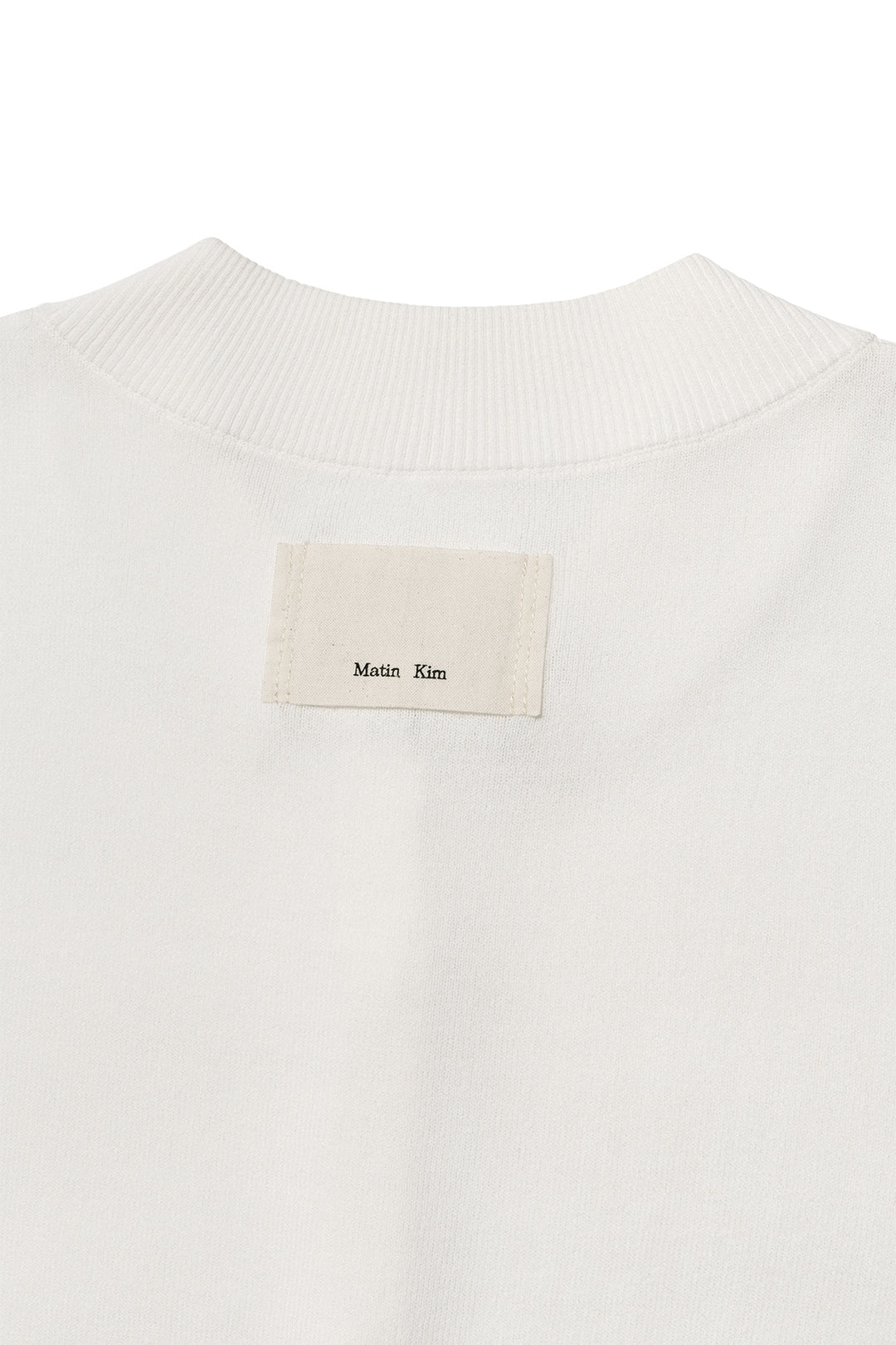 Matin Kim Pocket Point Half Cardigan — Ivory