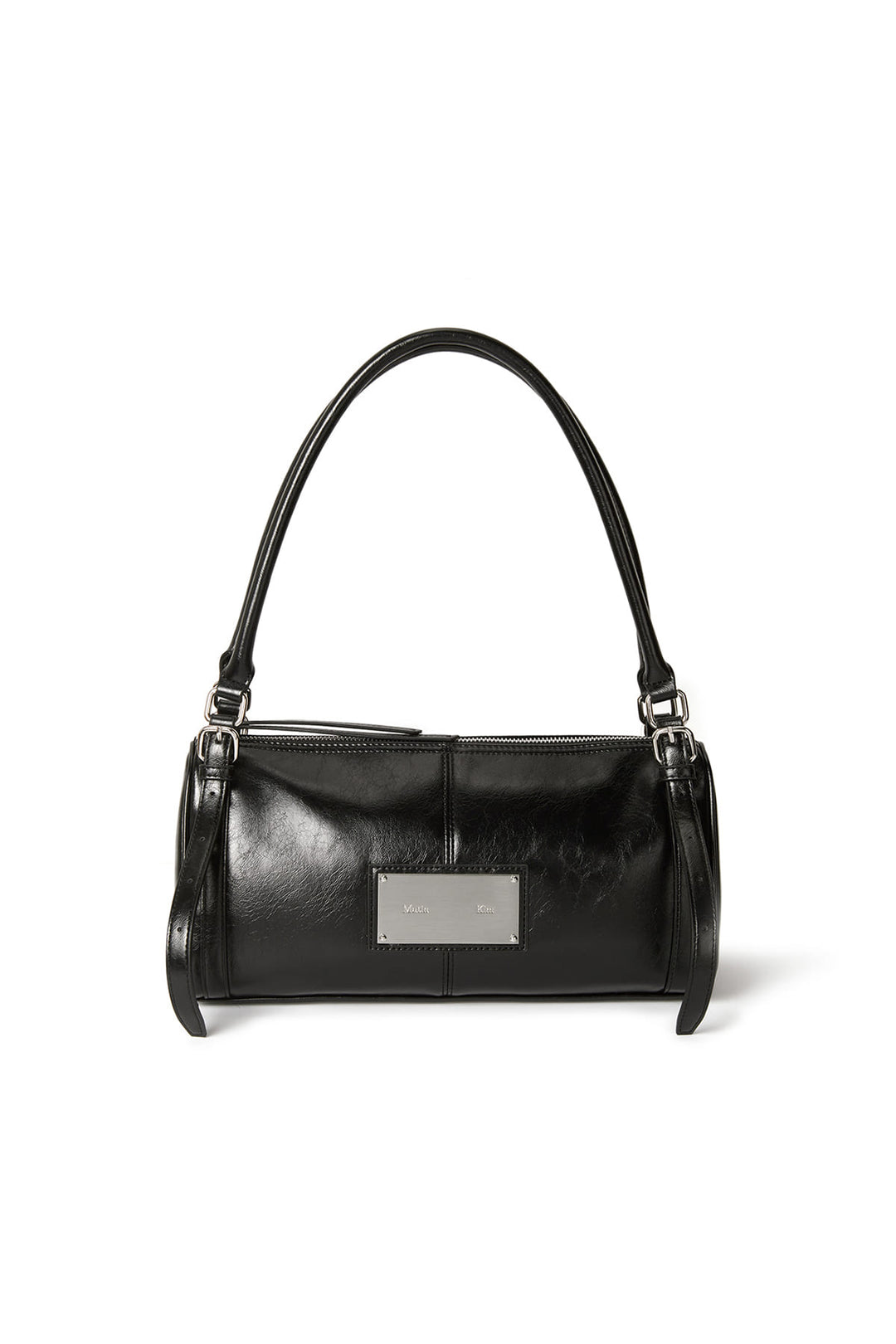 Matin Kim Buckle Strap Shoulder Bag — Black