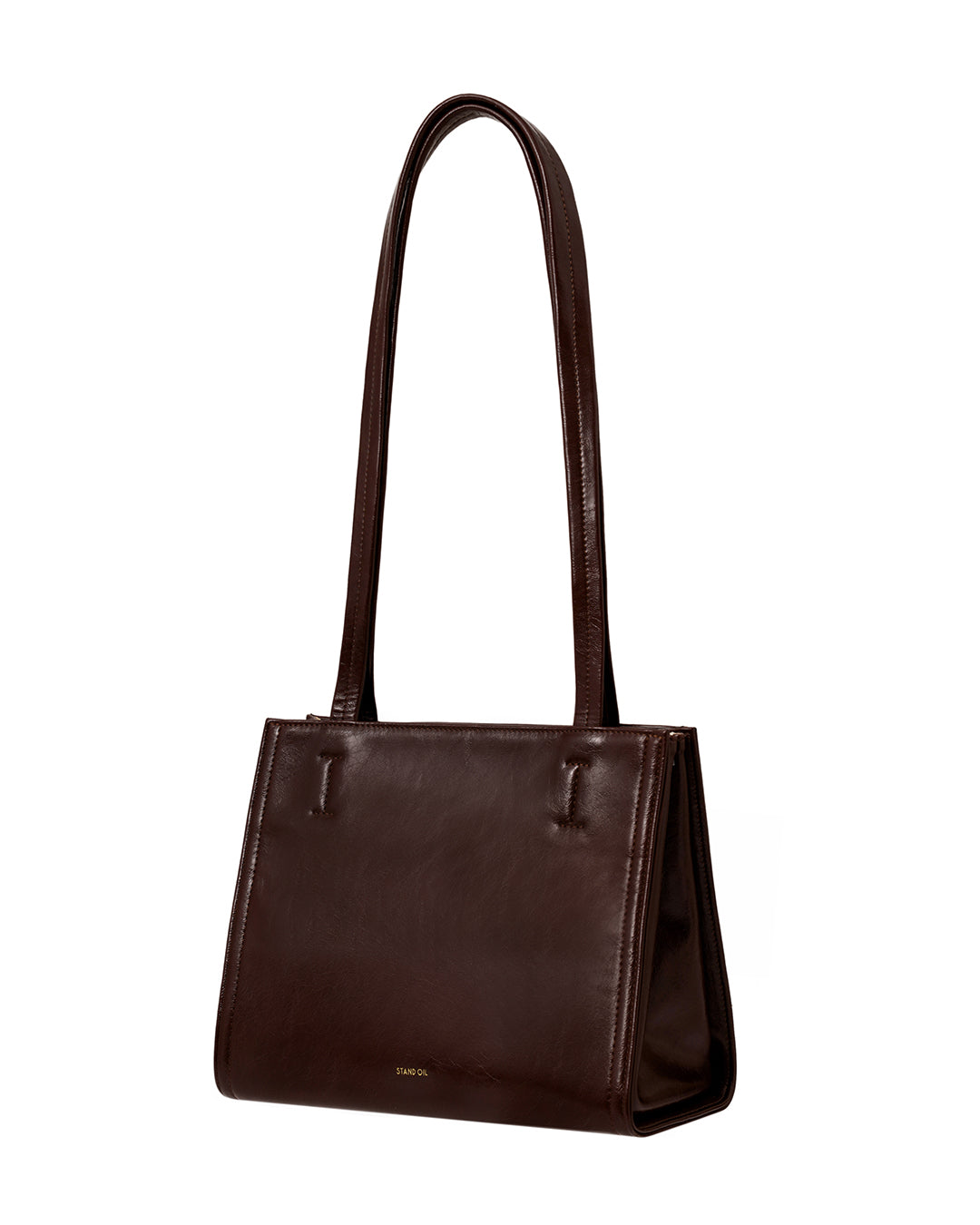 Stand Oil Oblong Mini Bag — Maroon