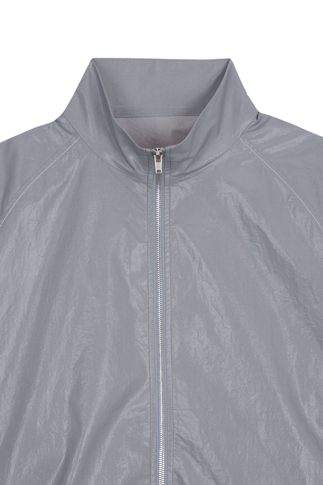 Matin Kim Logo Coating Jumper Dark — Gray