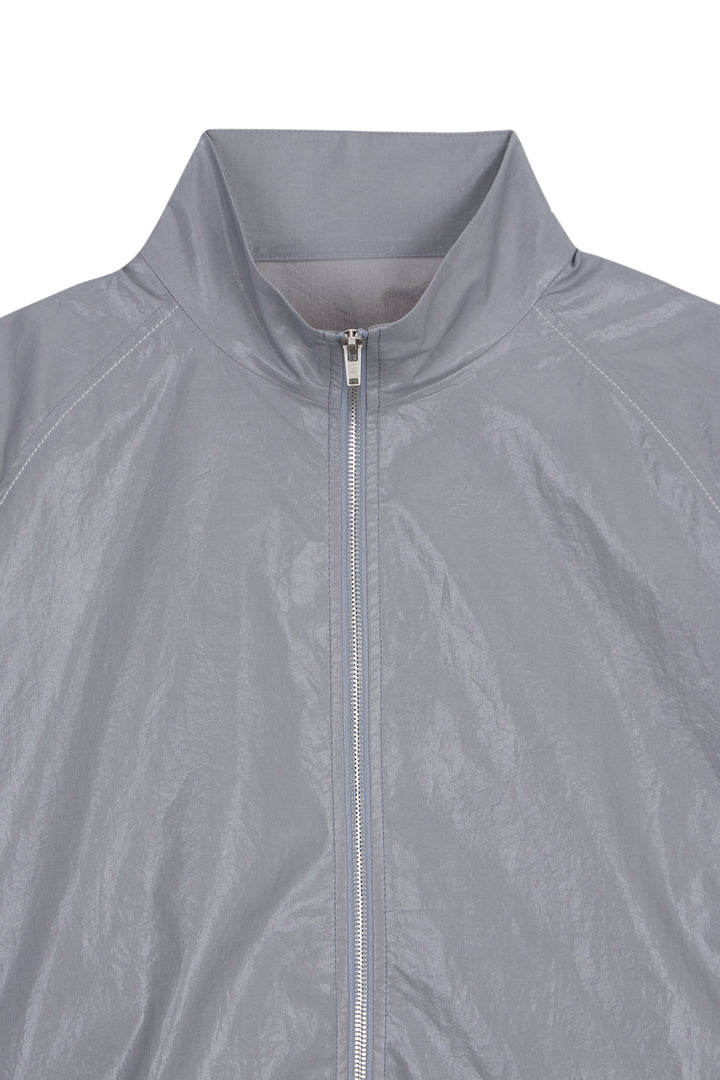 Matin Kim Logo Coating Jumper Dark — Gray