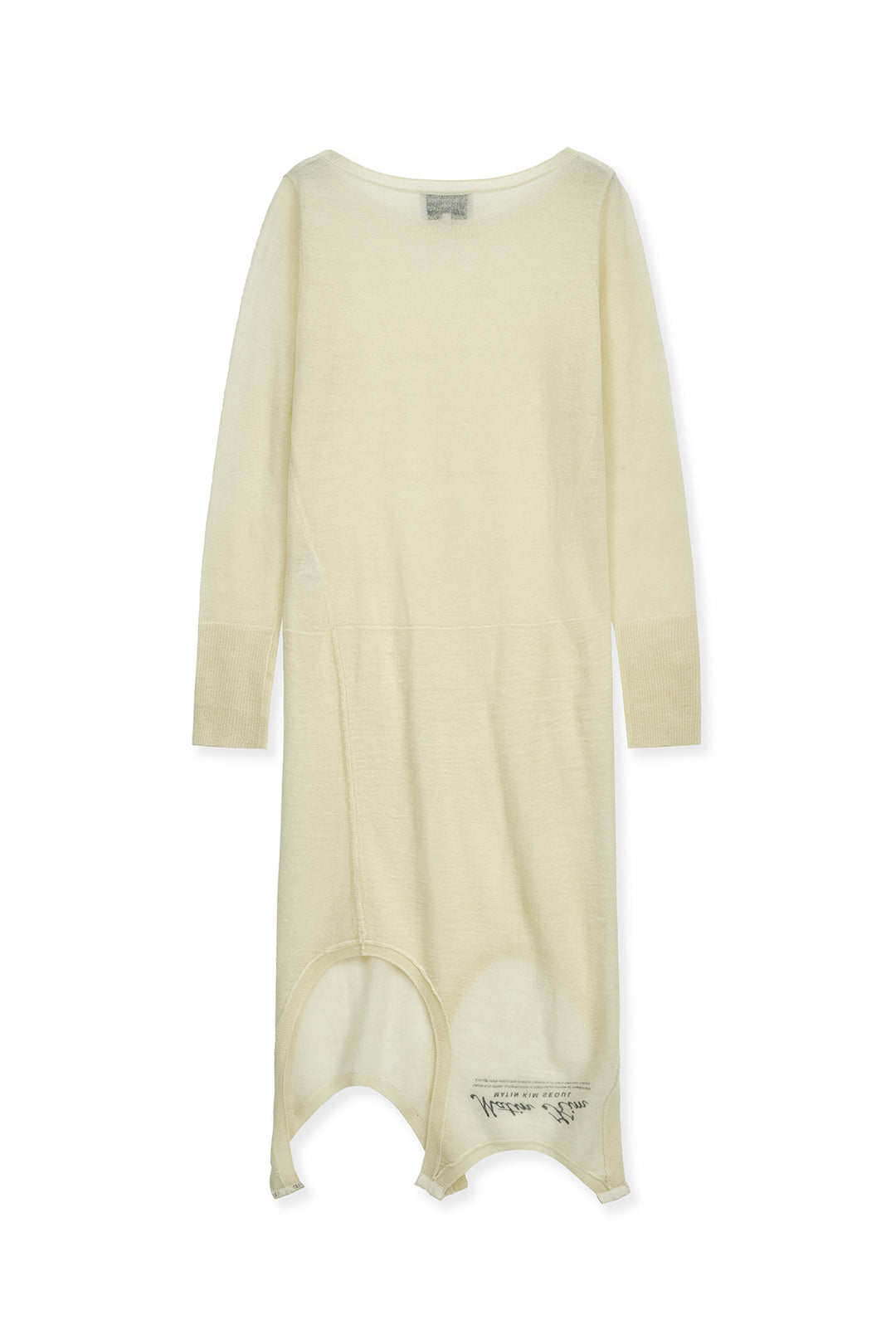 Matin Kim Mohair Layered Knit Pullover — Yellow