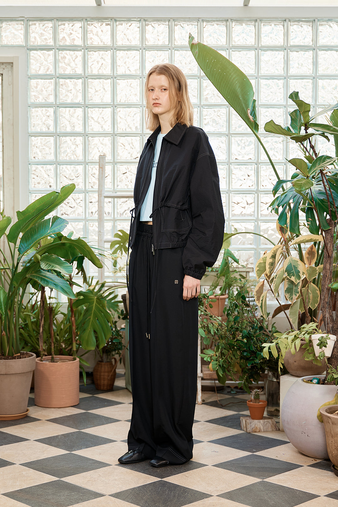Matin Kim Layered Point String Light Jumper — Black