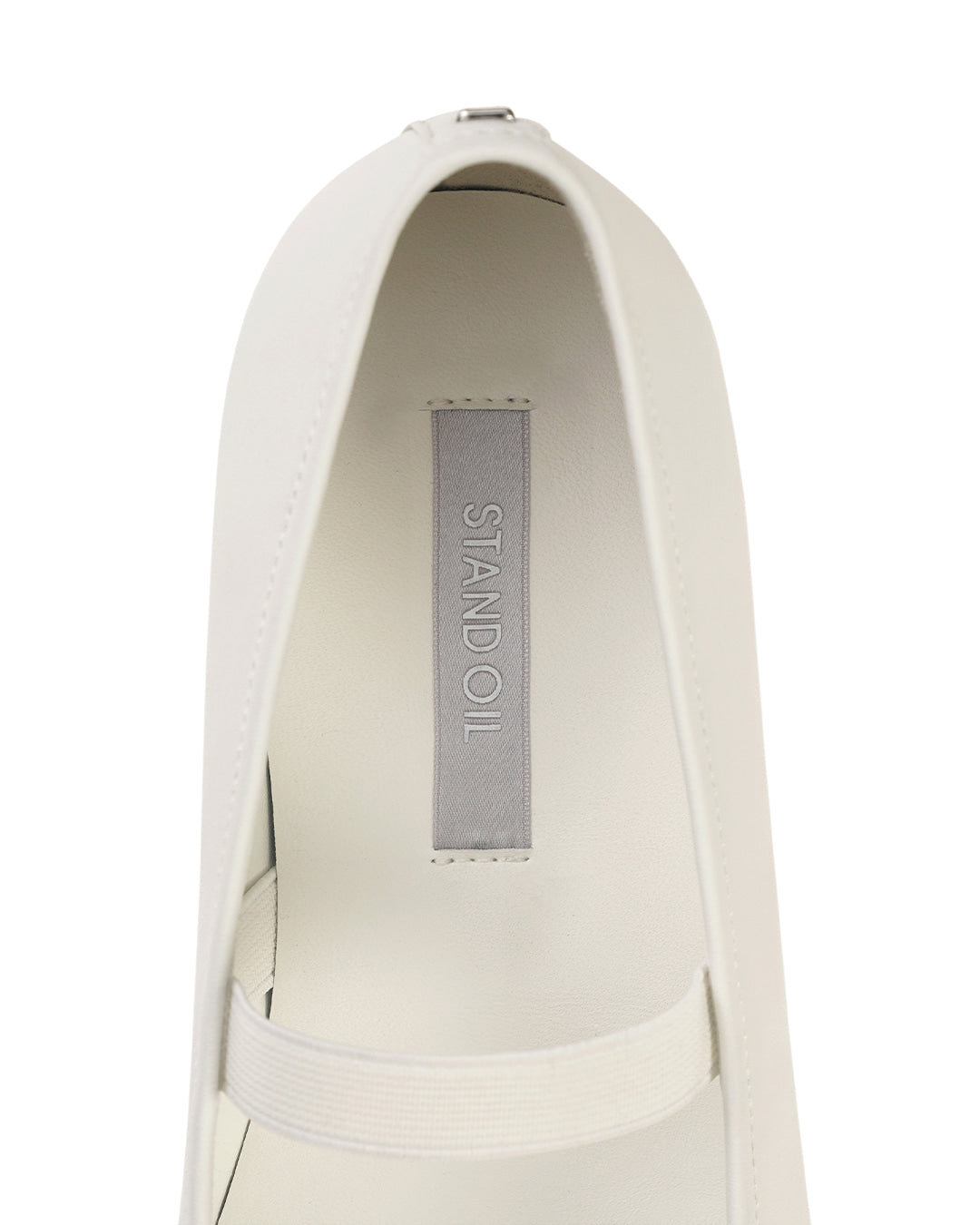 Stand Oil Faye Mary Jane — Semi-Square Flat — Cream