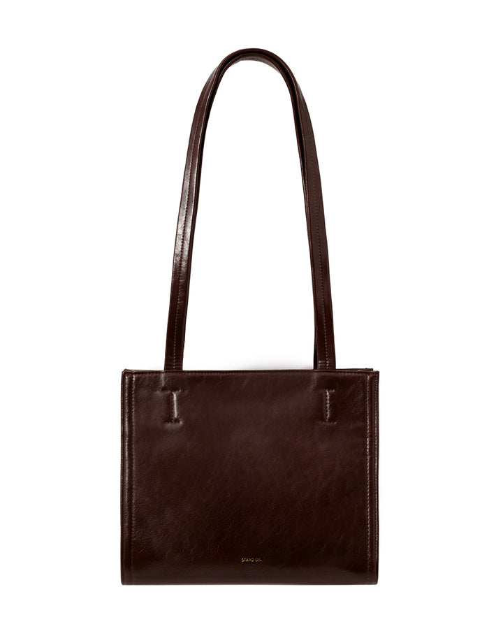 Stand Oil Oblong Mini Bag — Maroon