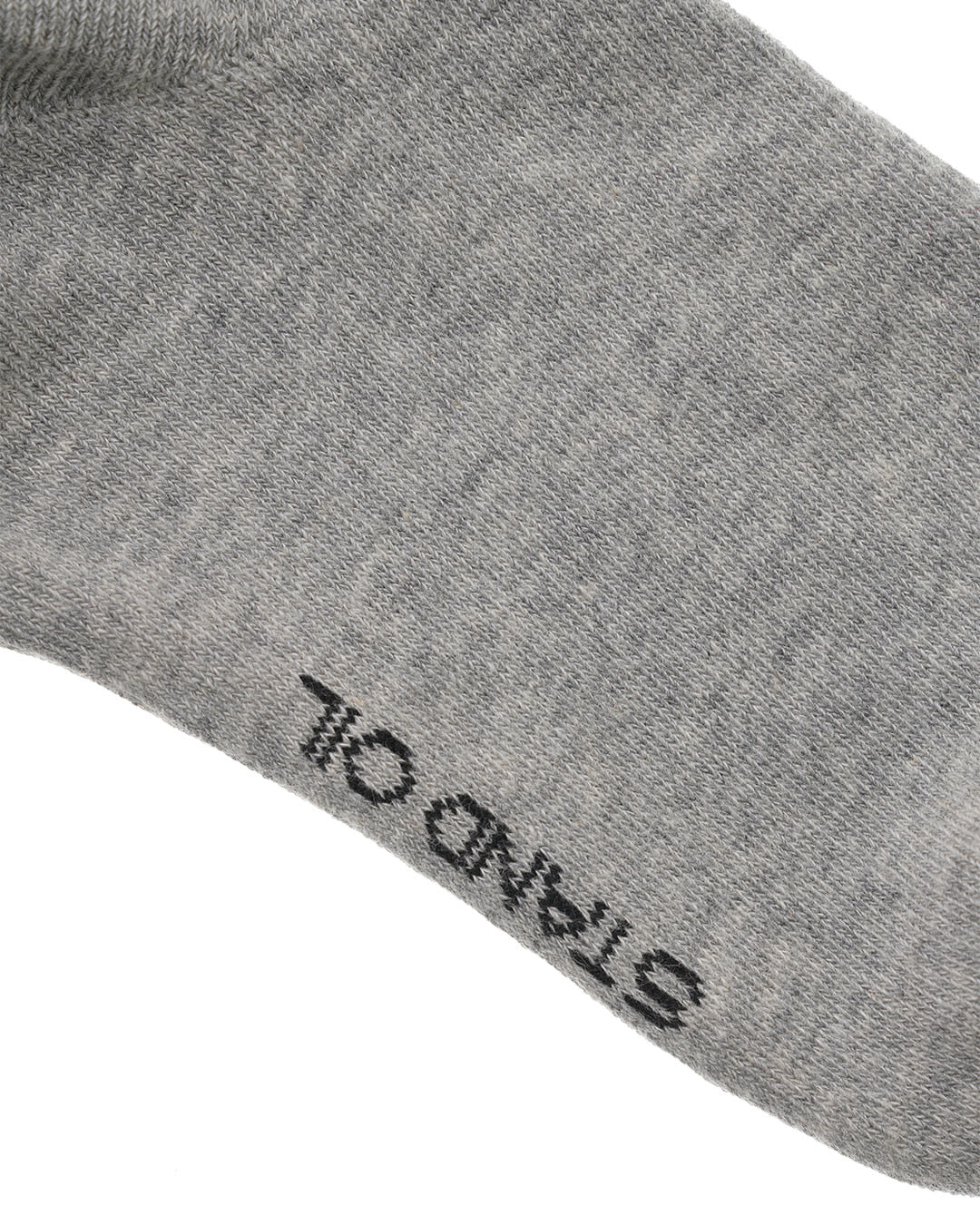 Stand Oil Heart Button Knee Socks — Gray