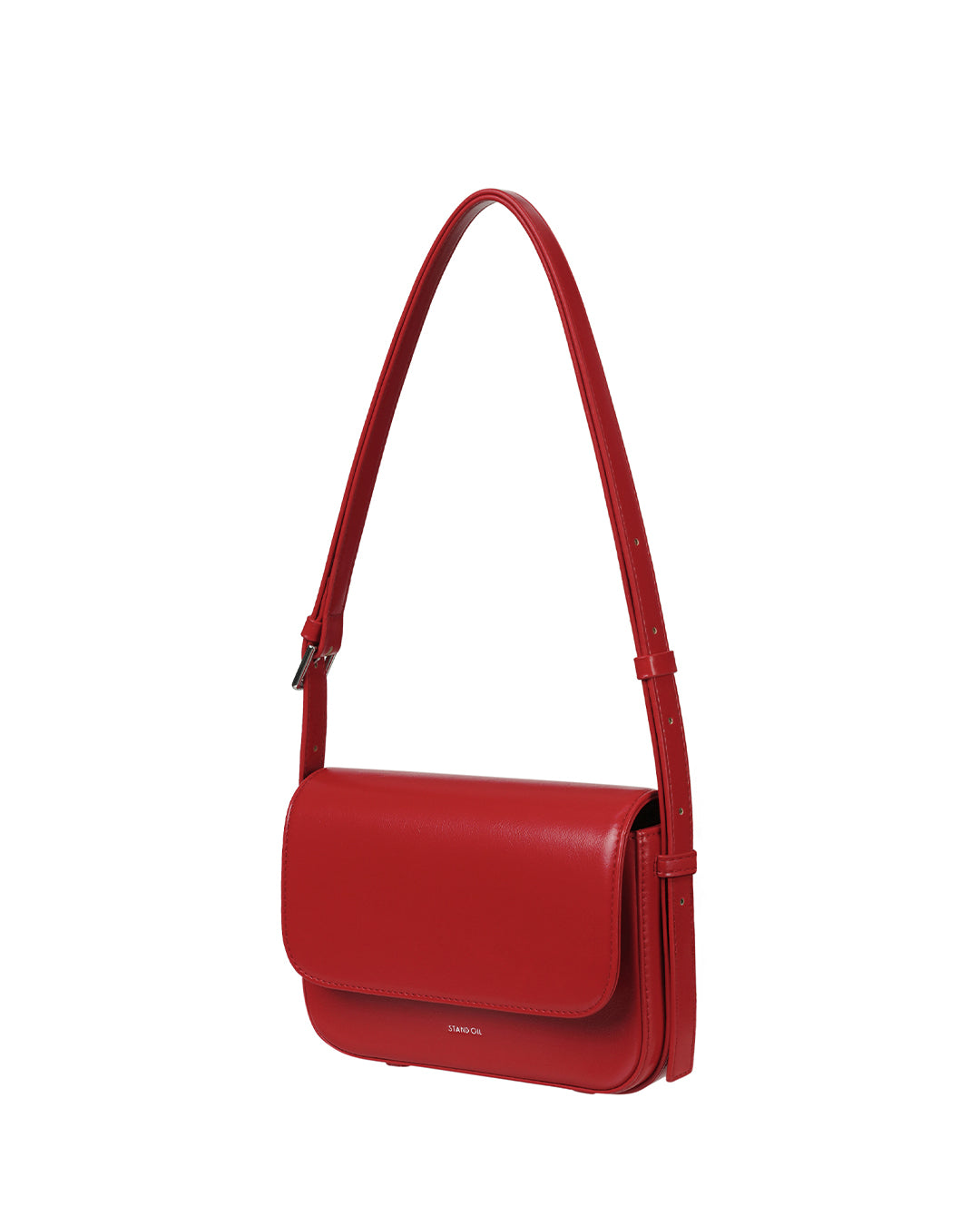 Stand Oil Riddle Bag — Minimal Crossbody — Red
