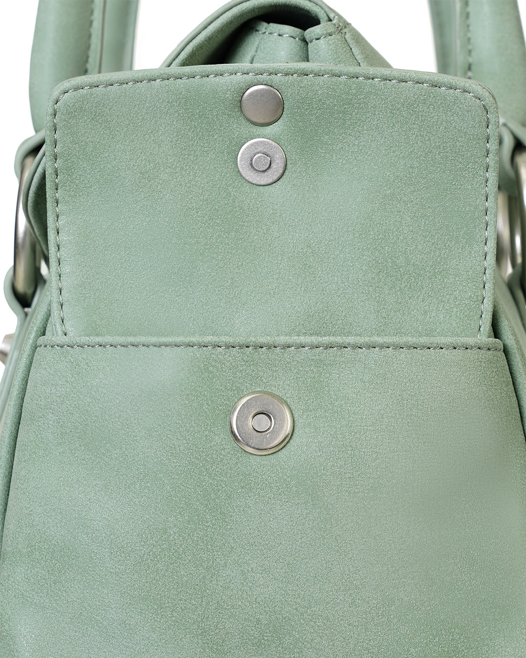 Stand Oil Beni Bag — Vintage Nubuck Crossbody — Mint