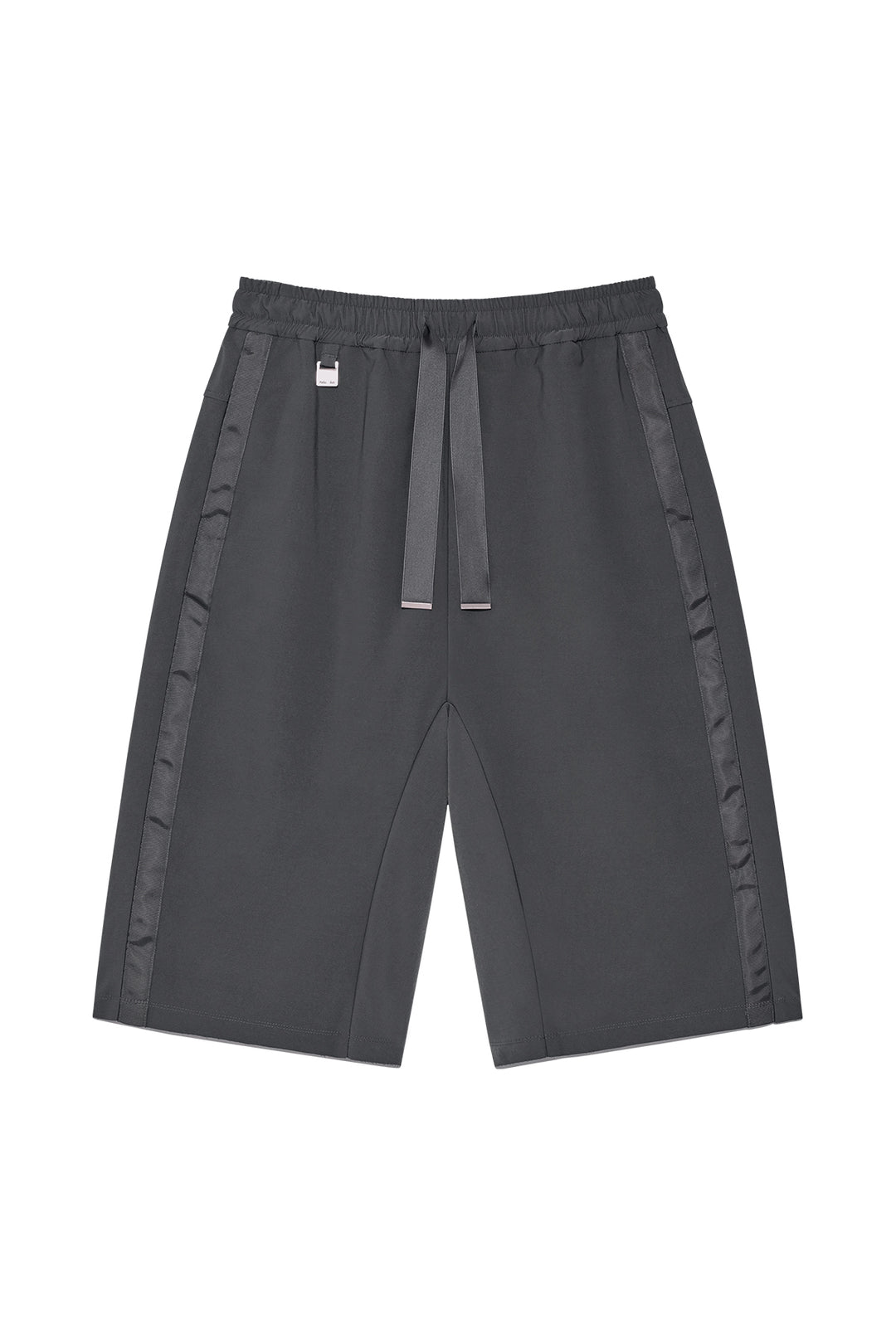 Matin Kim Side Taping Bermuda Shorts — Charcoal