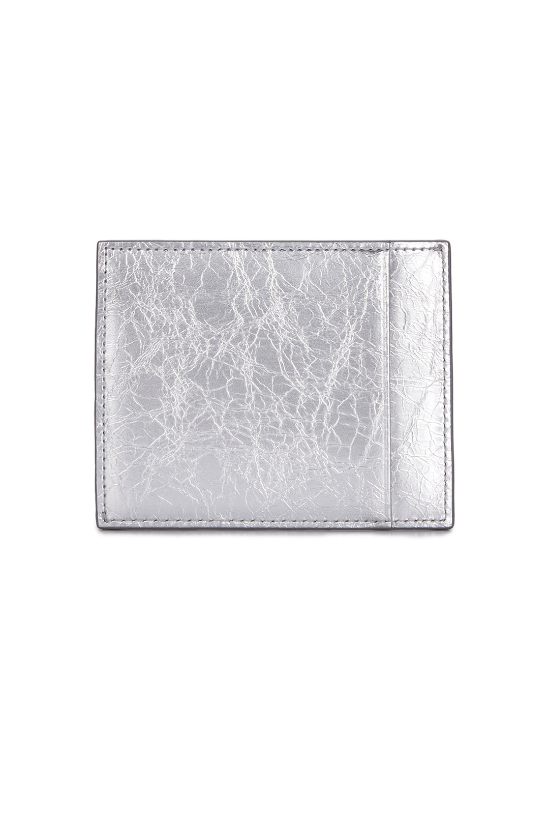 Matin Kim Slim Metal Card Holder — Silver