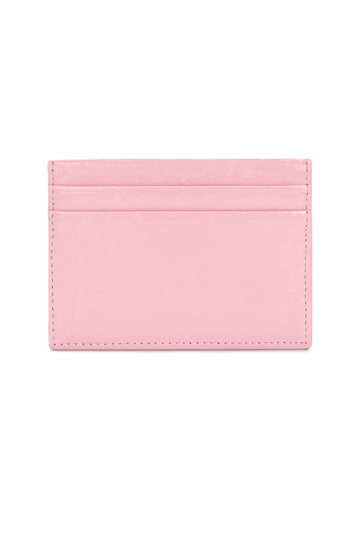 Matin Kim Glossy Card Wallet — Pink