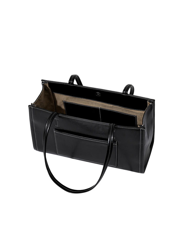 Stand Oil Oblong Bag — Stitch Black