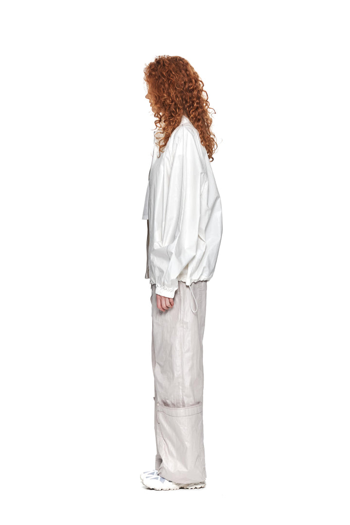 Matin Kim Logo Coating Jumper — Ivory