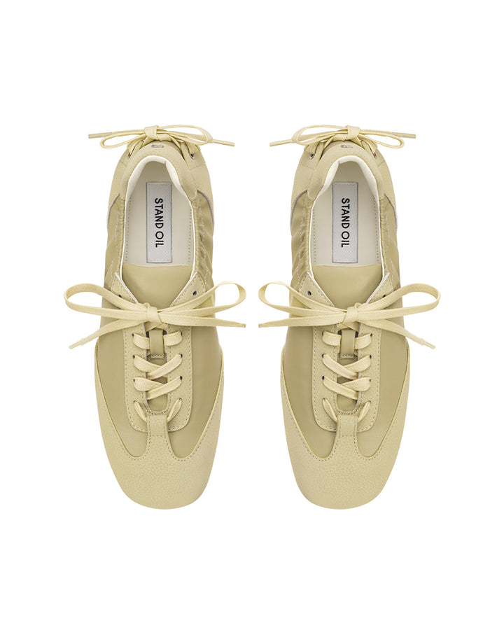 Stand Oil Double Tied Sneakers — Butter