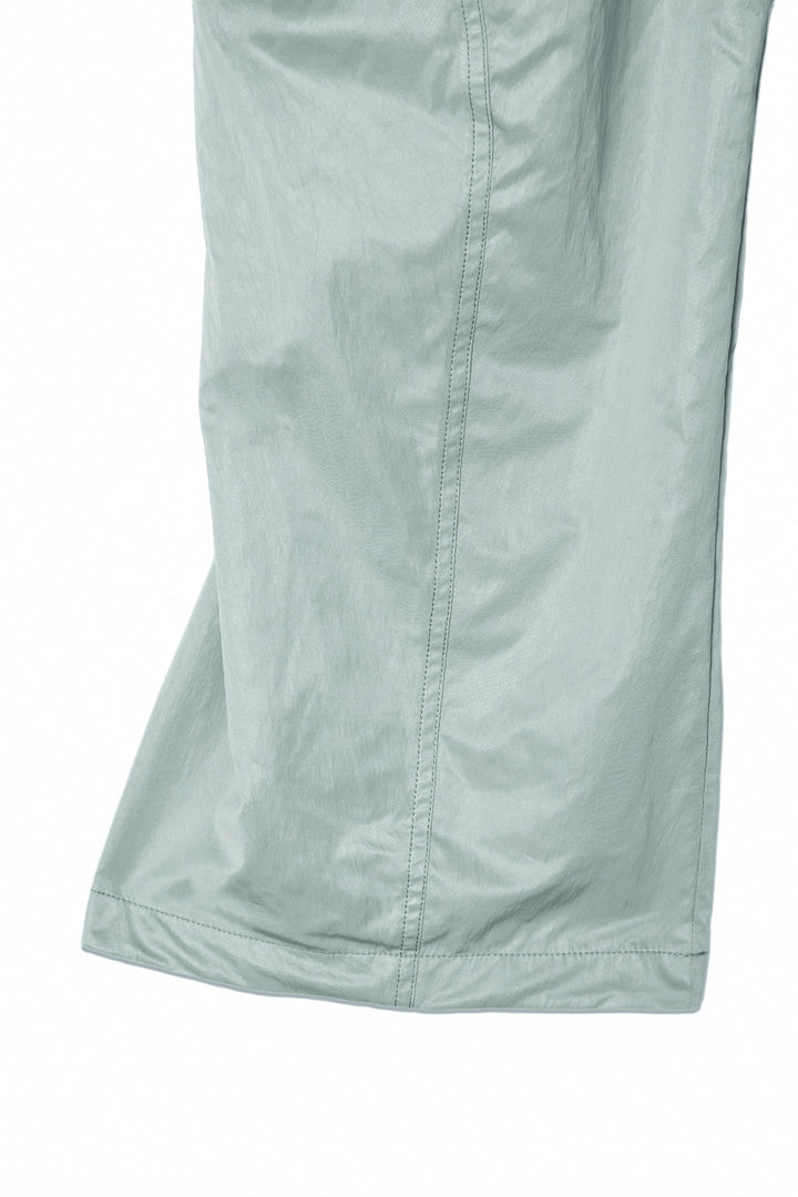 Matin Kim Glossy Banding Track Pants — Mint