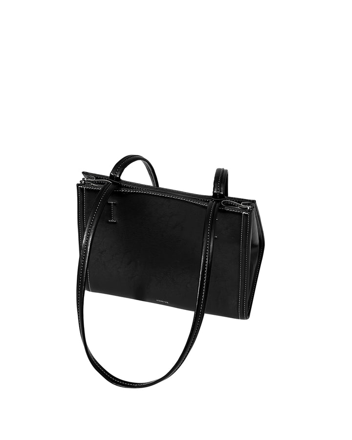 Stand Oil Oblong Mini Bag — Stitch Black