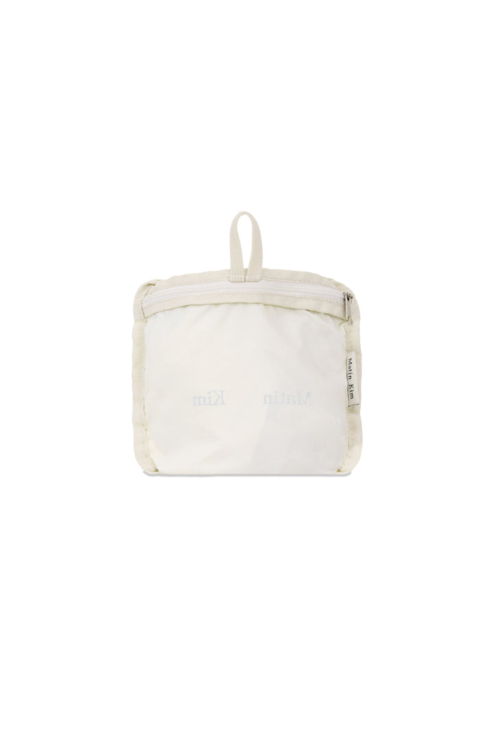 Matin Kim Glossy Packable Backpack — White