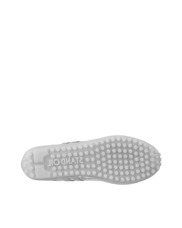 Stand Oil Strap Mary Jane Sneaker — Mesh Silver