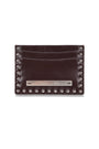 Matin Kim Western Stud Card Wallet — Brown