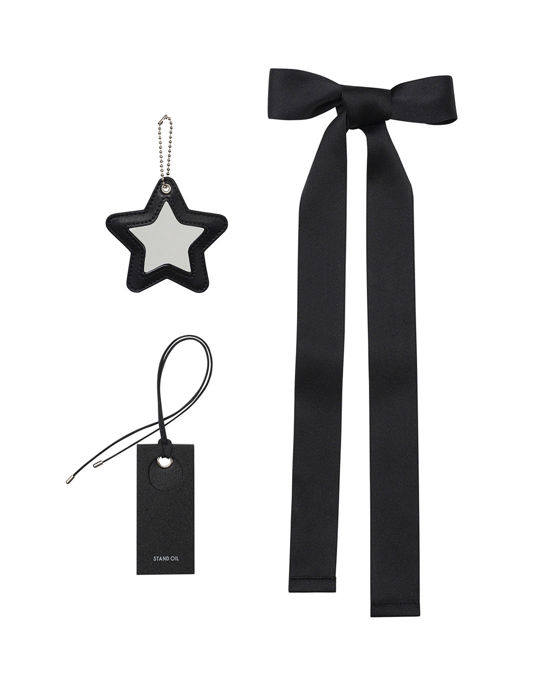 Stand Oil My Charm Set — Bag Charm Trio — Black