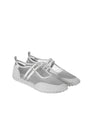 Stand Oil Strap Mary Jane Sneaker — Mesh Silver