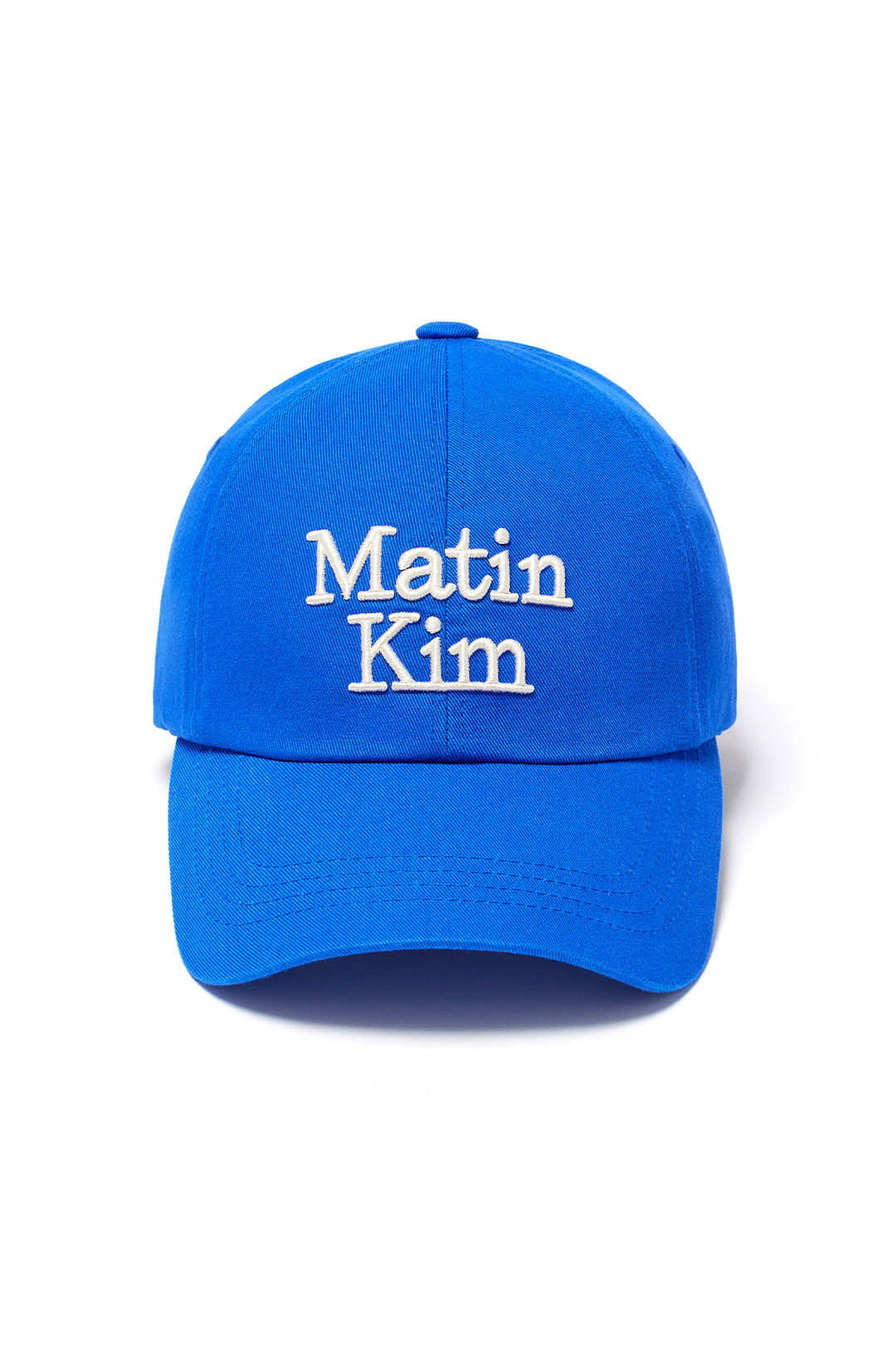Matin Kim Volume Logo Ball Cap — Blue