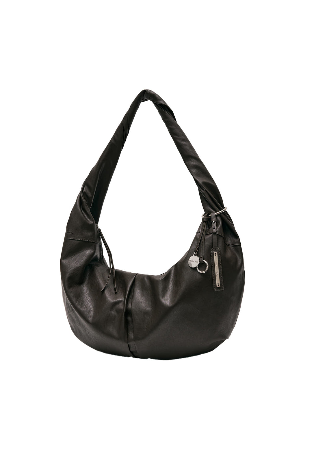 Matin Kim Twist Handle Large Hobo Bag — Brown