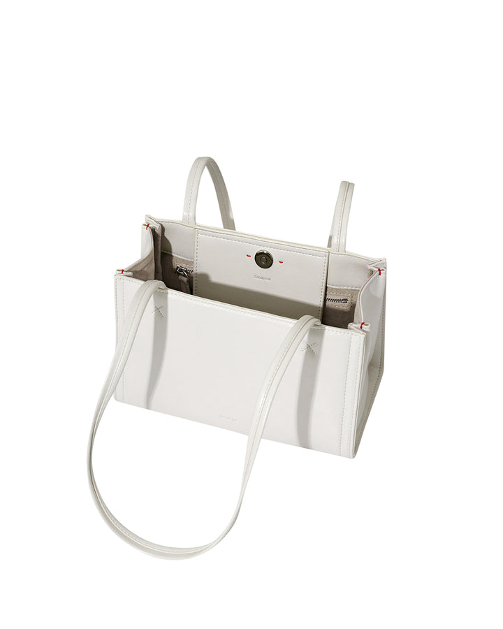 Stand Oil Oblong Tiny Shoulder Bag — Cream