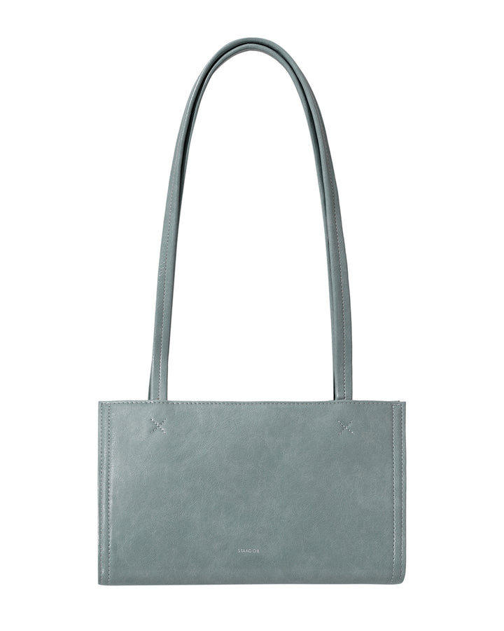 Stand Oil Oblong Tiny Shoulder Bag — Denim Blue