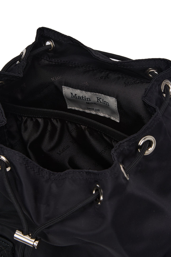 Matin Kim Pocket Utility Small Backpack — Black