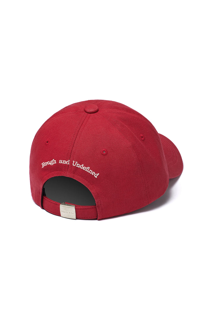 Matin Kim Volume Logo Ball Cap — Red