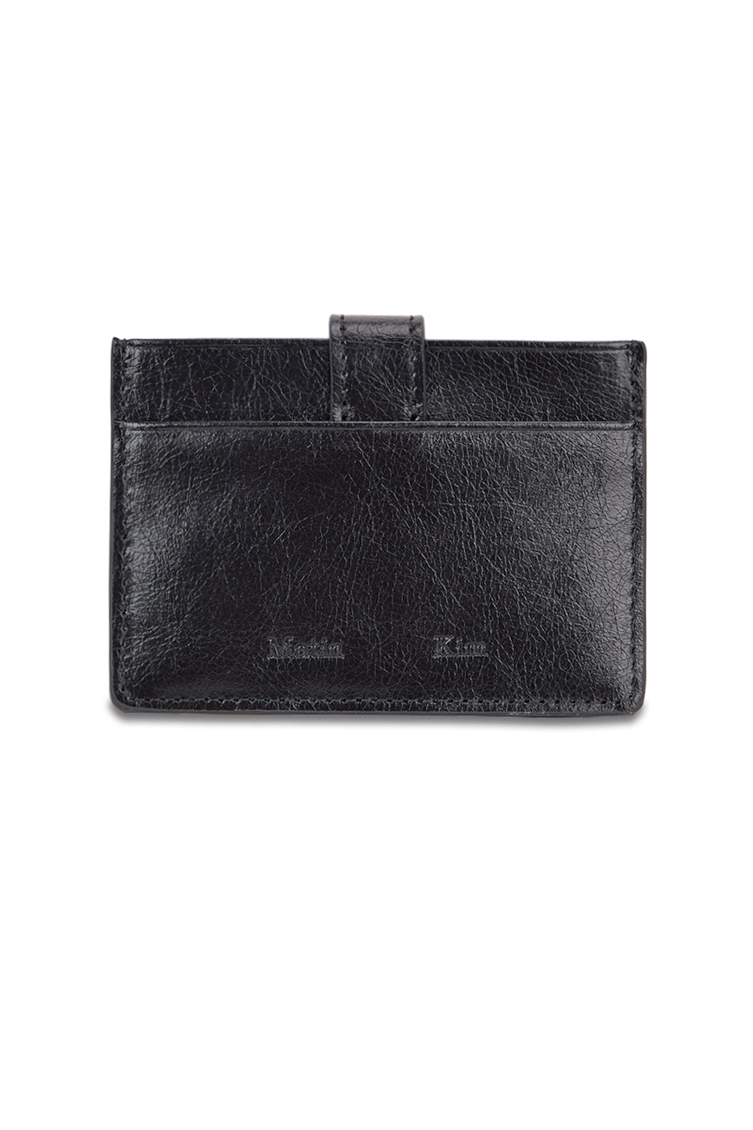 Matin Kim Western Buckle Card Wallet — Black